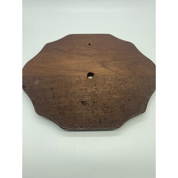 Handmade Wooden Wall Plaque Trivet‎ with Blue white tile - Picture 8 of 8